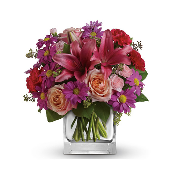 Enchanted Garden Flower Bouquet in a Vase